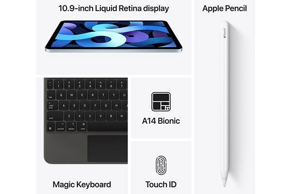 Picture of Apple iPad Air 256GB Wi-Fi + Cellular 4th Gen Sky Blue
