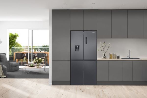 Picture of Samsung 488L French Door Refrigeration - Black Layered Steel